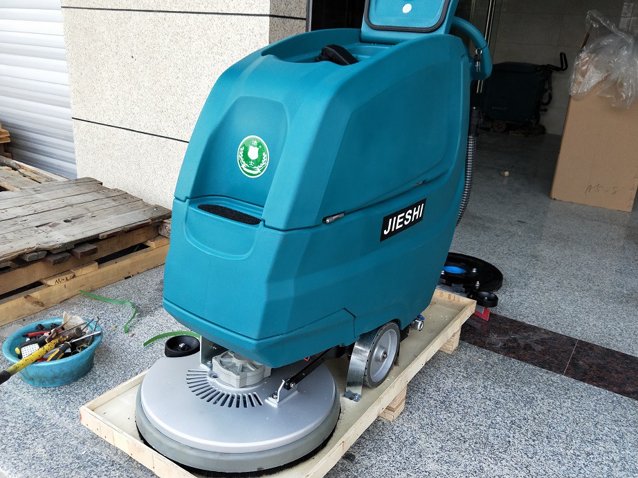 洁士AM800M大型手推式洗地机/电动手推式洗地机/手推式洗地吸干机（1）