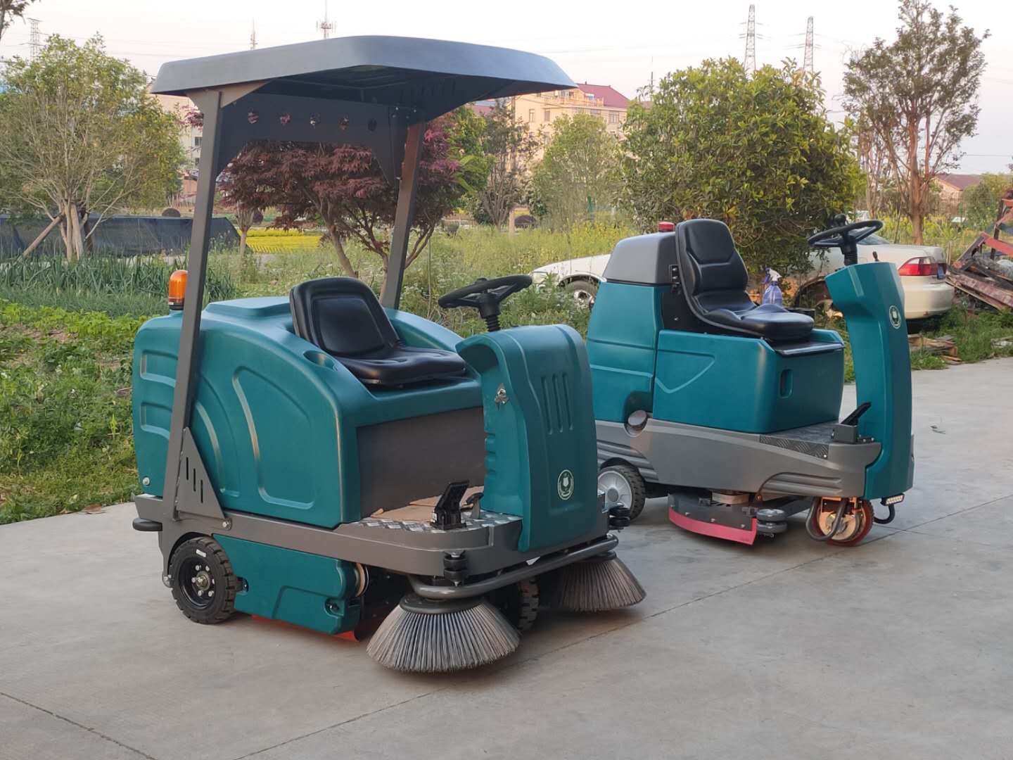 潔士S70B大型雙刷駕駛式洗地機，雙刷駕駛式洗地車，雙刷駕駛式掃地機，雙刷駕駛式掃地車